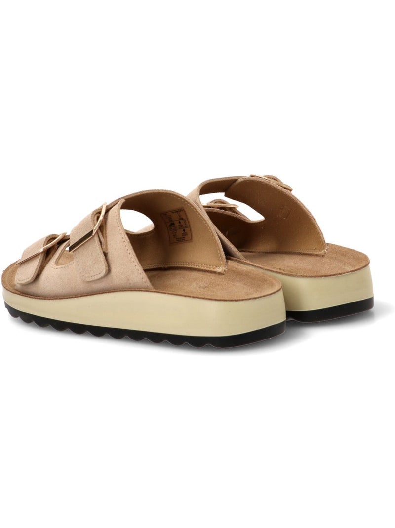Sandalia Cómodas Mujer Suela Plana - Armony Beige - Kiabi