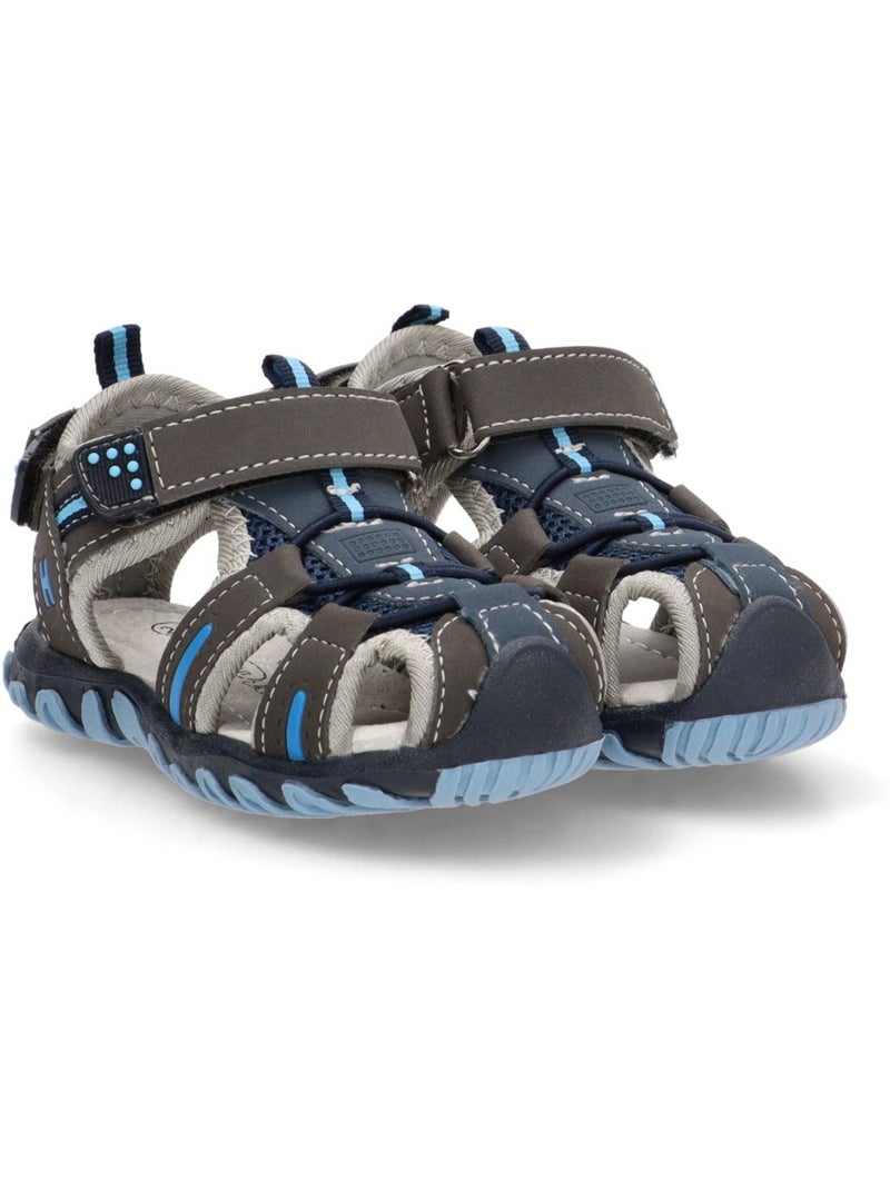 Sandalia Cómodas Niño Suela Plana - Luna Collection Azul - Kiabi