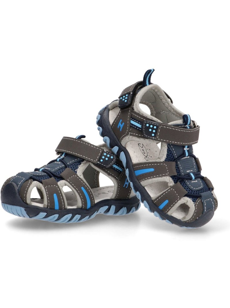 Sandalia Cómodas Niño Suela Plana - Luna Collection Azul - Kiabi