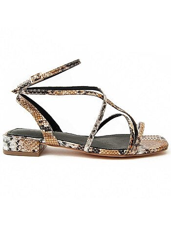 Sandalia Con Tacon Para Mujer. Montevita Sandalo