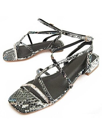 Sandalia Con Tacon Para Mujer. Montevita Sandalo