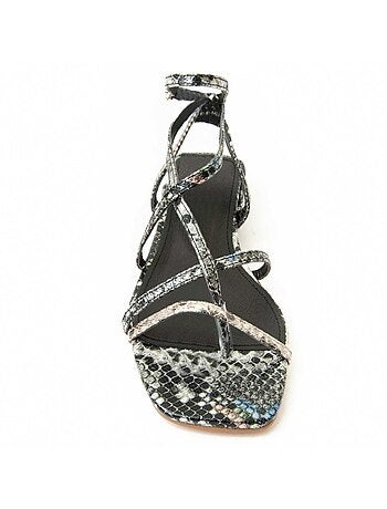 Sandalia Con Tacon Para Mujer. Montevita Sandalo