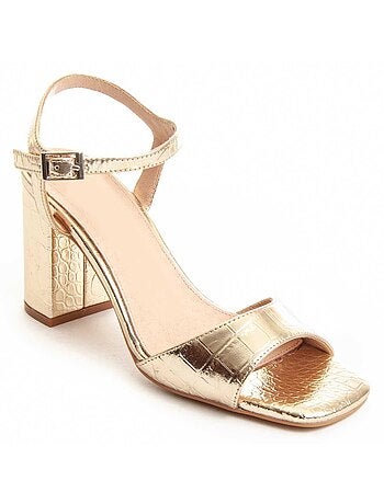 Sandalia Con Tacón Para Mujer. Montevita Sanndal