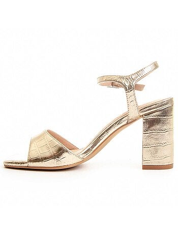 Sandalia Con Tacón Para Mujer. Montevita Sanndal