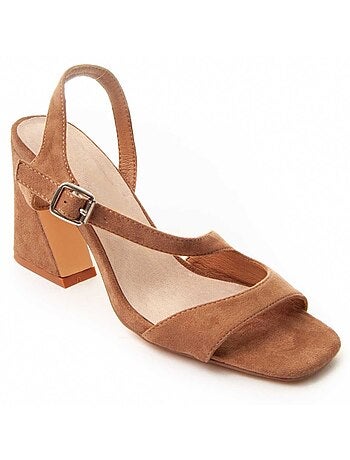 Sandalia Con Tacón Para Mujer. Montevita Sanndal