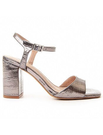 Sandalia Con Tacón Para Mujer. Montevita Sanndal