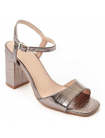 Sandalia Con Tacón Para Mujer. Montevita Sanndal