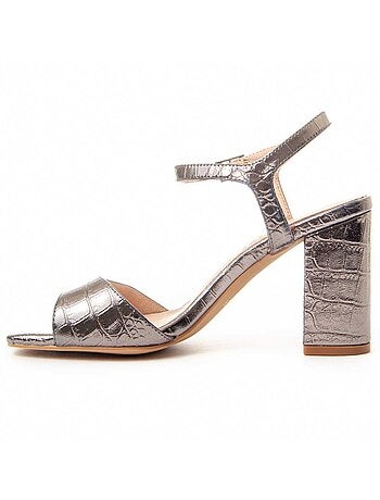 Sandalia Con Tacón Para Mujer. Montevita Sanndal