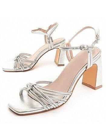 Sandalia Con Tacón Para Mujer. Montevita Sanndal