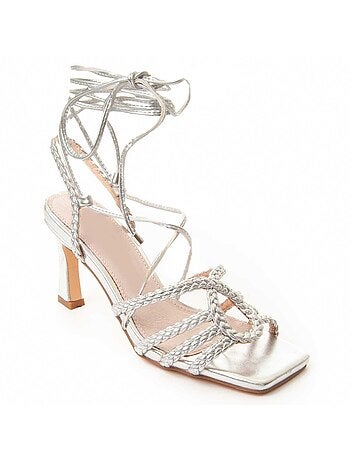 Sandalia Con Tacón Para Mujer. Montevita Sanndal