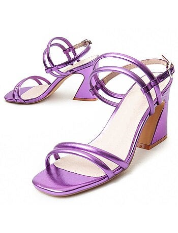 Sandalia Con Tacón Para Mujer. Montevita Sanndal