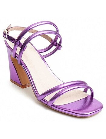 Sandalia Con Tacón Para Mujer. Montevita Sanndal