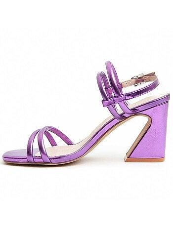 Sandalia Con Tacón Para Mujer. Montevita Sanndal