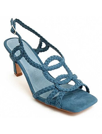 Sandalia Con Tacon Para Mujer. Montevita Sanndal0