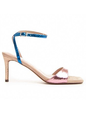 Sandalia Con Tacón Para Mujer. Montevita Sanndal0