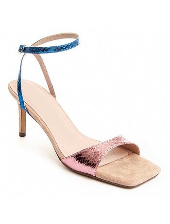 Sandalia Con Tacón Para Mujer. Montevita Sanndal0