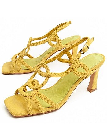 Sandalia Con Tacon Para Mujer. Montevita Sanndal0