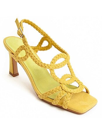 Sandalia Con Tacon Para Mujer. Montevita Sanndal0