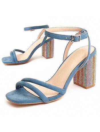 Sandalia Con Tacón Para Mujer. Montevita Sanndarey