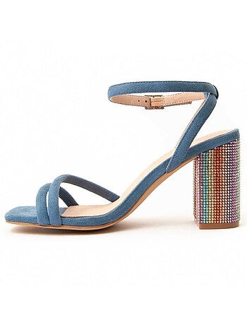 Sandalia Con Tacón Para Mujer. Montevita Sanndarey