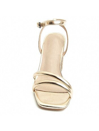 Sandalia Con Tacón Para Mujer. Montevita Sanndarey