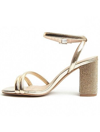 Sandalia Con Tacón Para Mujer. Montevita Sanndarey