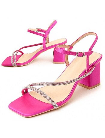 Sandalia Con Tacón Para Mujer. Montevita Sanndarey