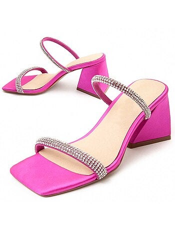 Sandalia Con Tacón Para Mujer. Montevita Sanndarey