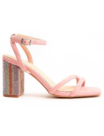 Sandalia Con Tacón Para Mujer. Montevita Sanndarey