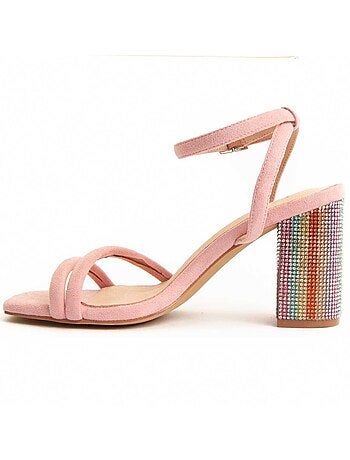 Sandalia Con Tacón Para Mujer. Montevita Sanndarey