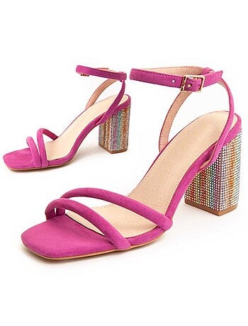 Sandalia Con Tacón Para Mujer. Montevita Sanndarey