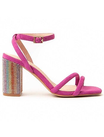 Sandalia Con Tacón Para Mujer. Montevita Sanndarey