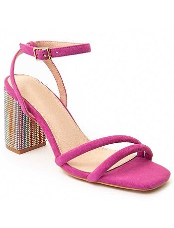 Sandalia Con Tacón Para Mujer. Montevita Sanndarey