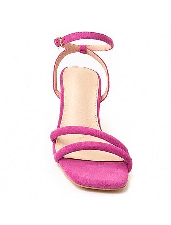 Sandalia Con Tacón Para Mujer. Montevita Sanndarey