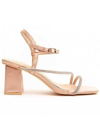 Sandalia Con Tacón Para Mujer. Montevita Sanndarey