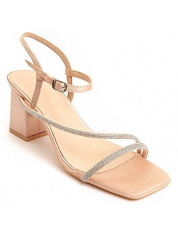 Sandalia Con Tacón Para Mujer. Montevita Sanndarey