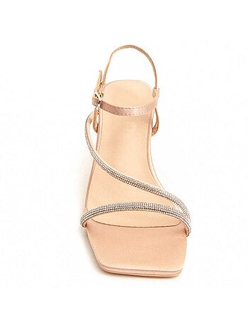 Sandalia Con Tacón Para Mujer. Montevita Sanndarey