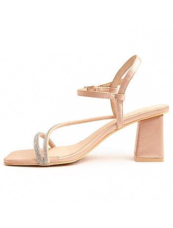 Sandalia Con Tacón Para Mujer. Montevita Sanndarey