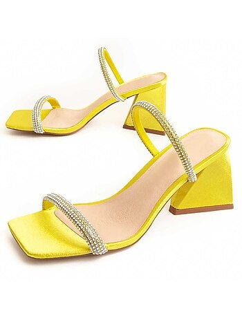 Sandalia Con Tacon Para Mujer. Montevita Sanndarey