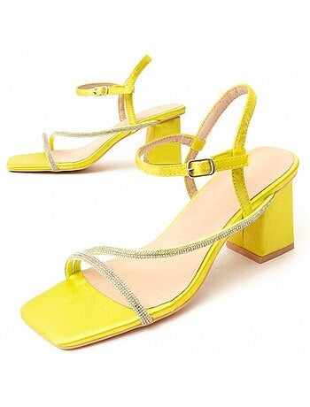 Sandalia Con Tacón Para Mujer. Montevita Sanndarey