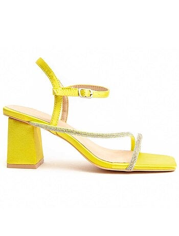 Sandalia Con Tacón Para Mujer. Montevita Sanndarey