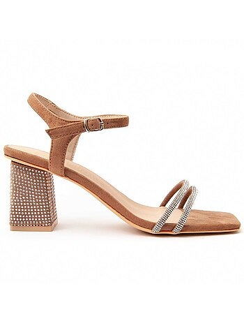 Sandalia Con Tacón Para Mujer. Montevita Sanndarey0