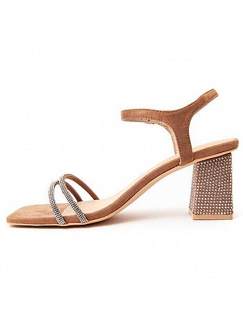 Sandalia Con Tacón Para Mujer. Montevita Sanndarey0