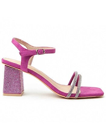 Sandalia Con Tacón Para Mujer. Montevita Sanndarey0