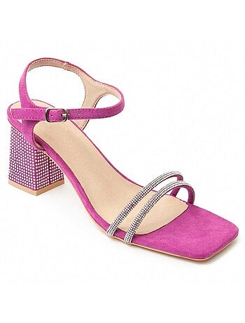 Sandalia Con Tacón Para Mujer. Montevita Sanndarey0