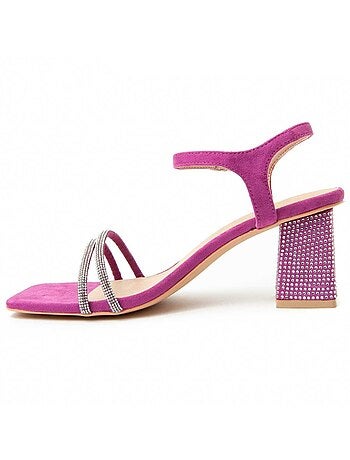 Sandalia Con Tacón Para Mujer. Montevita Sanndarey0