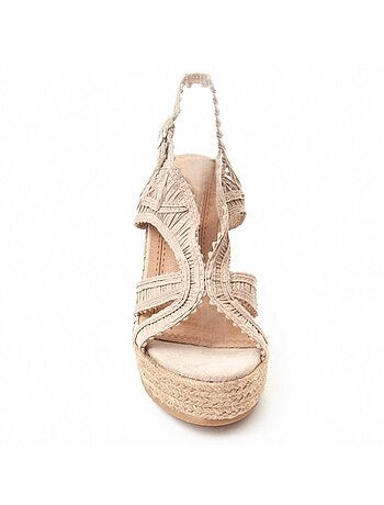 Sandalia Cuña De Esparto Para Mujer Montevita Spartsum0