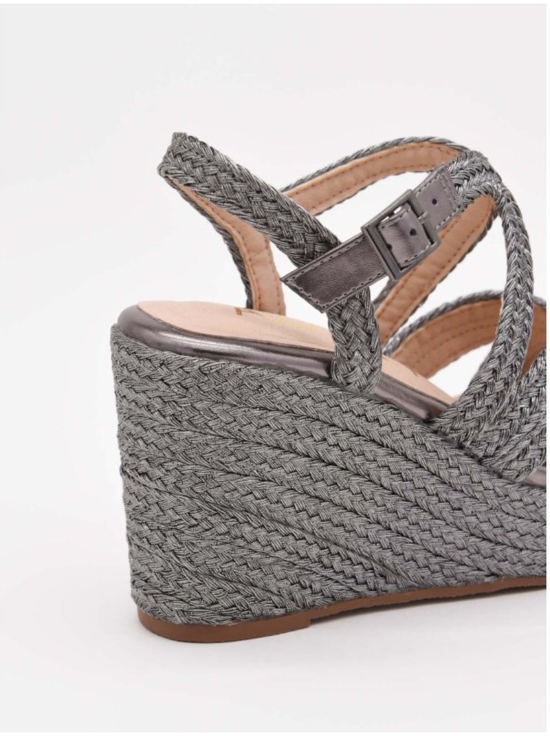 Sandalia Cuña Sintetico Montevita Dorado/Oro - Kiabi