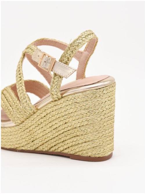 Sandalia Cuña Sintetico Montevita - Kiabi Sandalia Cuña Sintetico Montevita - Kiabi