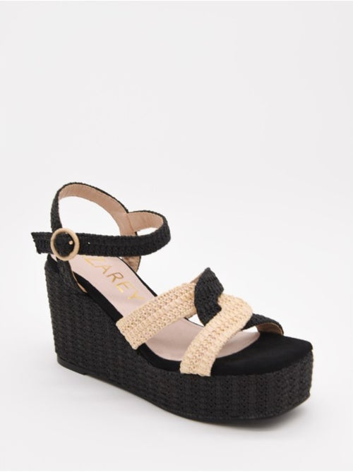 Sandalia Cuña Sintetico Montevita - Kiabi Sandalia Cuña Sintetico Montevita - Kiabi